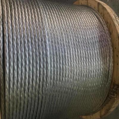 China 1x19 Structure Steel Strands , Galvanized Strand For Power Telecomission Lines for sale