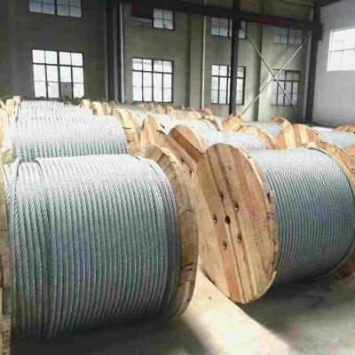 중국 6x12+7FC galvanized steel wire rope 판매용