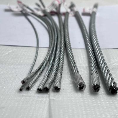 China 6x37+FC Galvanized Steel Wire Rope DIN GB Standard for sale