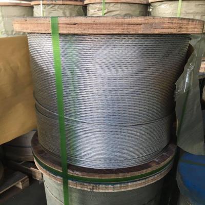 Chine l'au sol de 1x3 1x7 1x19 1x37 a galvanisé le fil de fil d'acier pour la taille de 0.7-4.8mm à vendre