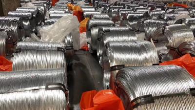 China EN10257 Non - Alloy Galvanized Steel Wire , Zinc Coated Wire For Armoring for sale