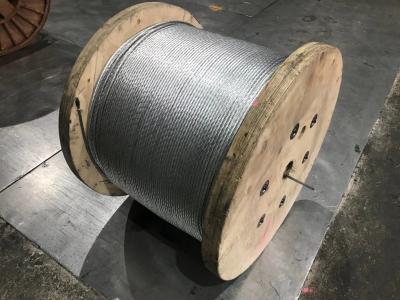 China High Tensile Strength 1x2 Galvanized Steel Wire Strand For ACSR Conductor for sale