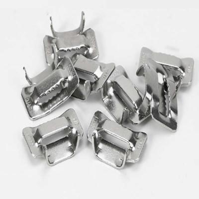 China 9.5mm Max Tie Width ODM Stainless Steel Banding Buckles for sale