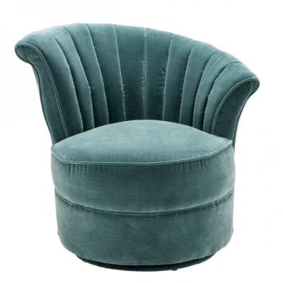 China modern classic velvet fabric singe lounge chairs for luxury wedding furniture for sale