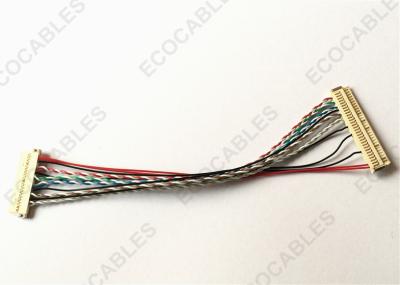 China ROHS LVDS Cable Assembly With JAE FI-X30H & Hirose DF19G-20S-1C(0.5) For Monitors for sale