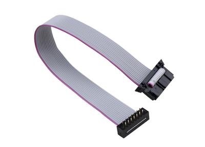 China IDC Connector Flat Ribbon Cable With 14 Pins 2.54 mm Pitch UL2651 28AWG Wire for sale