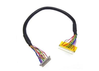 China UL20276 LVDS Cable Assembly DF13-20DS-1.25C To DF19-20S-1C LVDS for sale