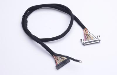 China Electronic Wire Harness OEM 40 Pin LVDS Cable Assembly For LED Screen for sale