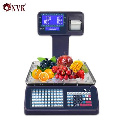 China Label Receipt Printing Scale POS System Cash Register For Convenient Store for sale