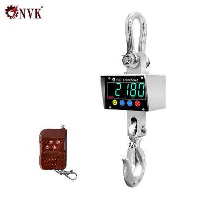China NVK OCS-B 1T-100T Digital Crane Scale Rechargeable Battery With Remote Control for sale