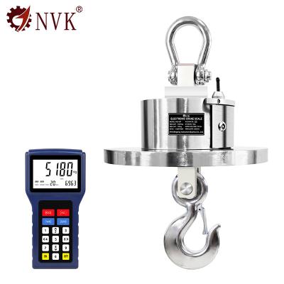 China NVK OCS-G Direct View Weighing Crane Scale High Temperature Resistance Hanging Crane Scale with Handheld for sale