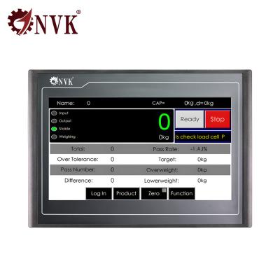 China NVK Intelligent High Precision and High Speed Customized Touched Screen Checkweighing System Automatic Device for sale
