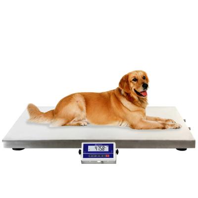 China 200kg Digital Floor Scale / Electronic Pet Weighing Scale With 4 Adjustable Foot for sale