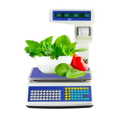 China Rechargeable Electronic Digital Weighing Scale , 30kg Barcode Weight Machine for sale