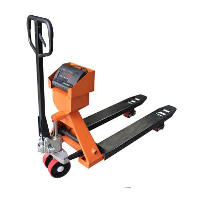 China 1T - 3T Hand Pallet Truck Scales / Weighing Machine RS232 Interface Optional for sale