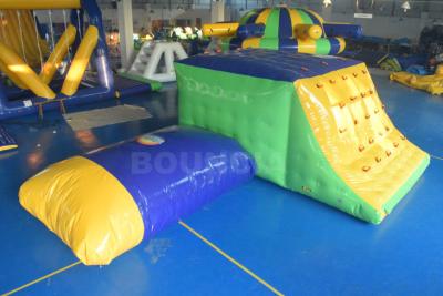 China 0.9mm Durable PVC Tarpaulin Inflatable Jumping Platform With Blob for sale