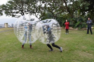China 0.7mm TPU Human Bubble Ball / Inflatable Bumper Ball For Outdoor Activity for sale