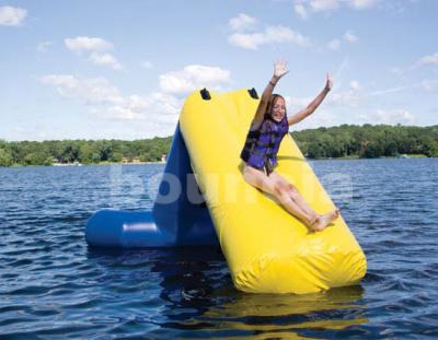 China Kids Airtight Inflatable Floating Water Slide For Lake for sale
