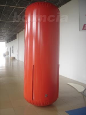 China 2.5m High Red Color Inflatable Tube / Inflatable Buoy For Advertising for sale