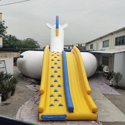 China 0.9mm PVC Tarpaulin Inflatable Unicorn For Water Park Beach for sale