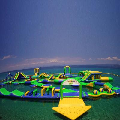 China Customized Anti UV Heat Resistance Inflatable Water Park for sale