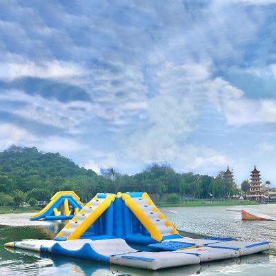 China Customized Auti UV Amazing Inflatable Aqua Park With 30 People Capacity for sale