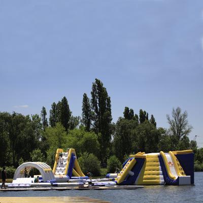 China France Outdoor Inflatable Water Park Games For Adults / Inflatable Water Park Equipment for sale