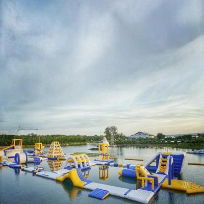 China BALI Giant Inflatable Floating Water Parks Manufacturer / Bouncia Aqua Park for sale