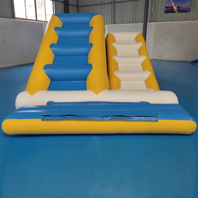 China Commercial Inflatable Ladder With 0.9mm PVC Tarpaulin For Water Sport Games for sale