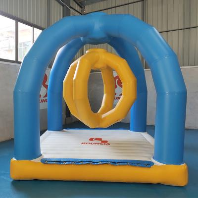 China Durable 0.9mm PVC Tarpaulin Inflatable Hammock For Swimming Pool for sale