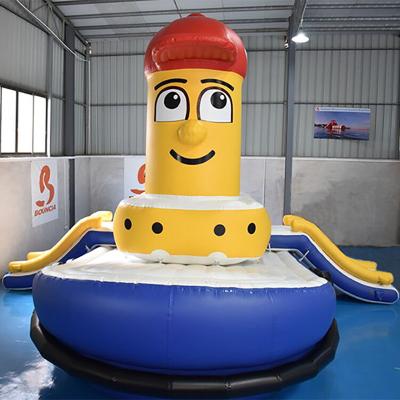 China Heat Resistant Swimming Pool Tug Boat Inflatable Water Sports for sale