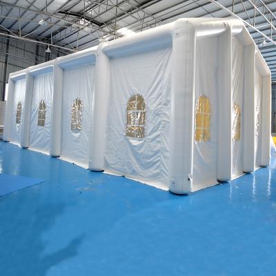 China Air Sealed PVC Tarpaulin Inflatable Event Tent 12mL*6mW*5mH Size for sale