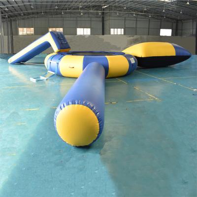 China Commercial Grade Inflatable Water Trampoline Combo and Blob For Fun for sale