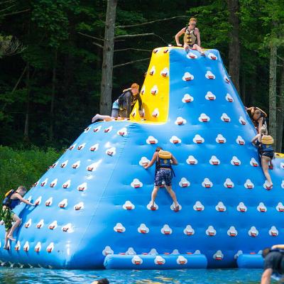 China Giant Inflatable Floating Iceberg , Water Climbing Wall For Ocean for sale