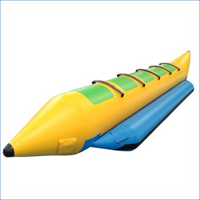 China tubos rebocadores infláveis do barco de banana de encerado do PVC de 0.9mm para esportes de água à venda