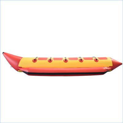 China Barco de banana inflável para 5 pessoas, tubo rebocador inflável da água à venda