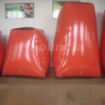 China Red Paintball Field Equipment Inflatable Paintball Bunker for sale