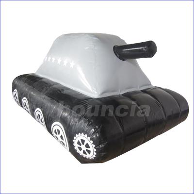 China 0.6mm PVC Tarpaulin Fabric  Inflatable Military Tank for Paintball Sport for sale