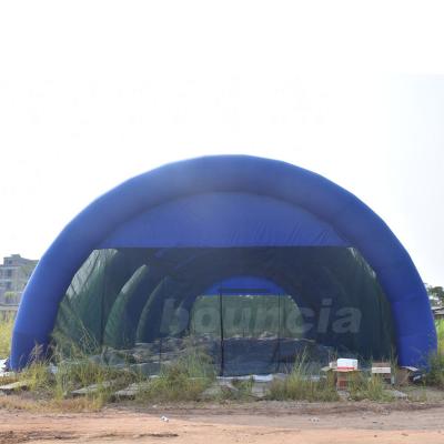 China arena inflável longa do Paintball de 30m grande para a atividade exterior à venda
