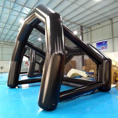 China 0.6mm van het het Geteerde zeildoek Opblaasbare Golf van pvc de Tentfabrikant Te koop