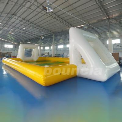 China Huge Inflatable Football Field, Air Sealed Inflatable Soap Soccer Field for sale