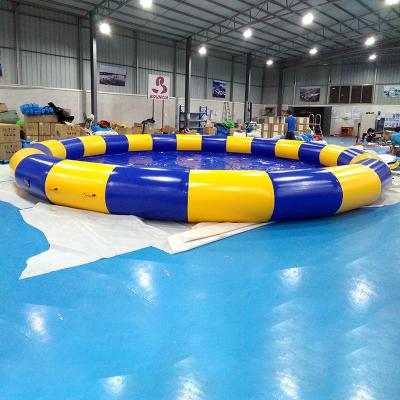 China Round Large Inflatable Water Pool For Water Walking Ball for sale