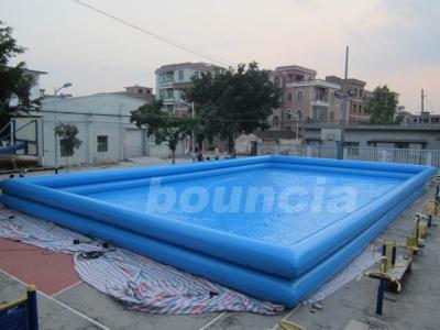 China Double Layer Giant Outdoor Inflatable Water Pool For Commercial Use for sale