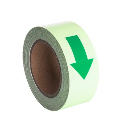 China Self Adhesive Permanent Glow In The Dark Tape Vinyl Strips for Wall Ceil for sale