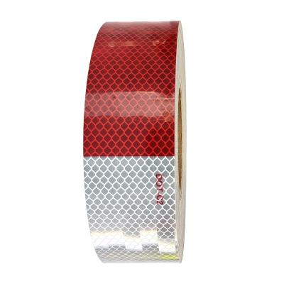 China Red And White Reflective DOT Reflective Sticky Tape Strips For Outdoor for sale