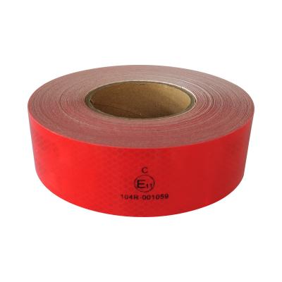 China Red Prism EGP Reflective Tape ECE 104R Trucks Trailers OEM for sale