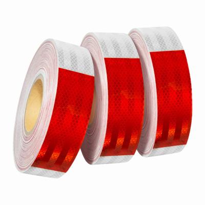 China Custom 2 inch*150feet Retro DOT C2 Reflective Tape Stickers For Trailers Trucks for sale