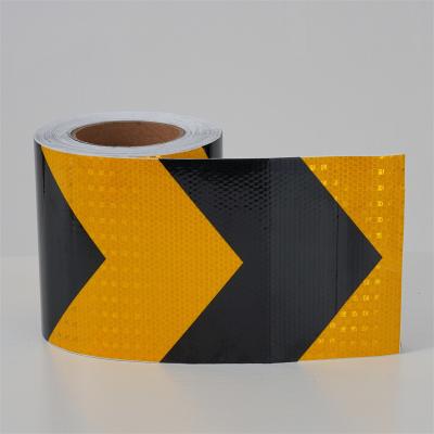China 2 Inch High Intensity Prismatic Reflective Caution Tape Sticker for Work Zone Marking for sale