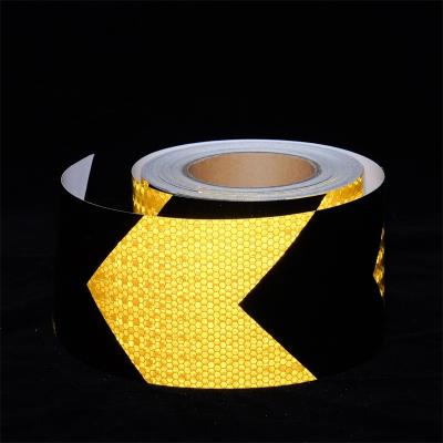 China Waterproof High Visibility Reflective Warning Tape For Road Traffic Warning for sale