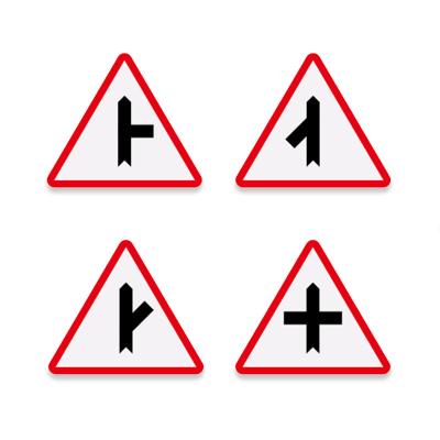 China Custom Compulsory Reflective Traffic Signs Octagon Triangle for sale